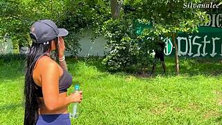 Busty Milf Student Fucked Roughly By Trainer With Big Black Cock