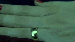 Blonde sucks dick while driving in public outdoor