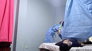 Nurse's treatment turns unexpectedly intimate