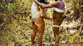 outdoor village hardcore sex under bamboo tree with bbw milf queen 😍🔥