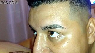 Nice eye contact before wife missionary