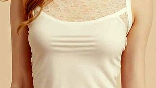 Girls in flowery underwear.