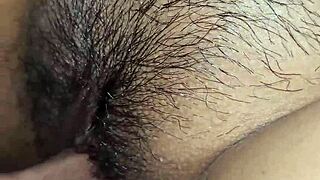 i see this latina housewife masturbate then get creampied