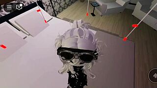 Having rough sex with a gothic chick in the hotel