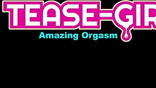 Pretty Brunette Student Swallows for Father-in-Law on Sofa!