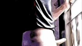 Naughty naked exhibitionist flashes big cock in handjob masturbation and sex videos!