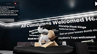 Roblox Cat Girl Gets Blacked - Roblox