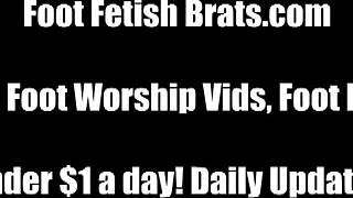 My Cheerleader Feet Demand Worship in Femdom BDSM POV