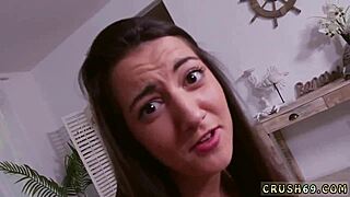 Blonde Teen Submits to POV Domination for First Time