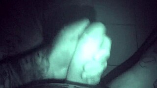 Late Night Stroke Session! Tattooed Babe Masturbates Solo with Intense Orgasms!