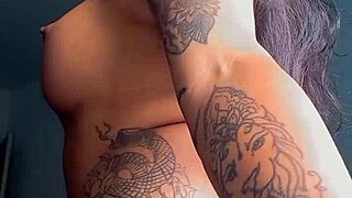 Puta Tatuada Se Exibindo Sex Anal Ebony Oral Assfucking Black Cock Amateurs Prostitute.