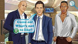 Anal fucking brunette with blowjob and cumshot