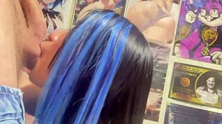 chica universitaria mamando verga gets fucked by mouth with handjob facial colombiana