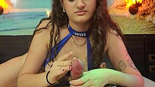 Latina De Grandes Tetas Hace Una Masturbacion Guiada Hasta El Orgasm