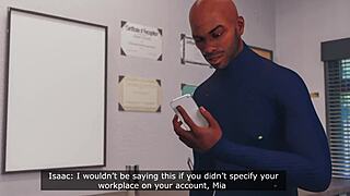 Wife cheats with boss in office, loser husband waits at home! Animated cuckold porn.