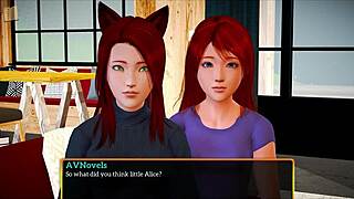 What's happening in my new family with teens and milfs playing games?