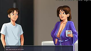 Stepmom And Son Enjoy A Car Ride In Summertime Saga