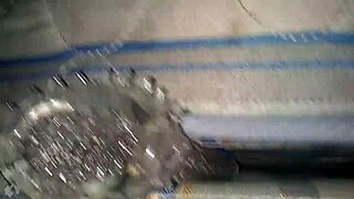 oh wow, teen cums hard with her rubber toy!