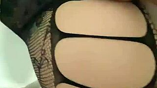 big ass latina in lingerie craves cum