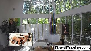 Halloween Dress Up Lesbians Romi Rain & Addison