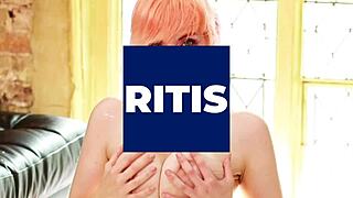 British blonde 18 year old student with small tits and long hair enjoys one-on-one foreplay as pornstar gets pussy eaten