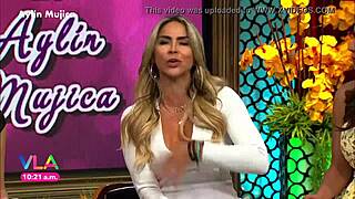 Hey, check out Aylin Mujica's marked nipples and big ass in mini skirt upskirt