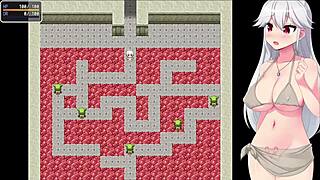 Offering Hole Shrine Maiden Feeder in Ero-Dungeon Part 5