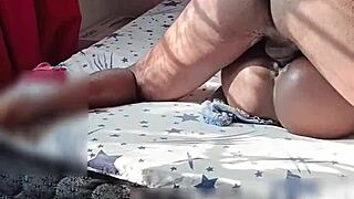 I-I'm so turned on this morning, she twerked her sexy ebony ass till I fucked her wet pussy missionary style and creamed inside!