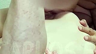 Watch The Husband Devour His Wife's Shaved Pussy On The Bed?