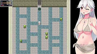 Offering Hole Shrine Maiden Feeder in Ero-Dungeon Part 5