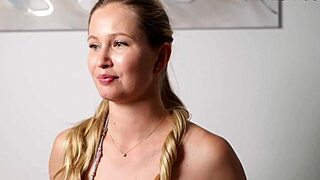 I feel so naughty inserting my fingers deep into this cute blonde's tight wet ass