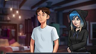 I Am Playing Summertime Saga 27, It's An Erotic Game With Amateurs And Homemade Scenes