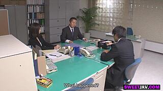 Japanese Police Lady Patrols Streets