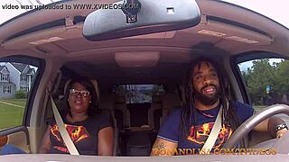 Ebony Milf Lisa Rivera Delivers Gagging Sloppy Blowjob in Jacuzzi