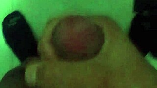 Uh, me jerking off in the bathroom..