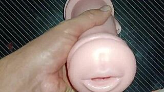 Kissy mamada por la vagina y garganta profunda with deepthroat cum in mouth real doll fetish