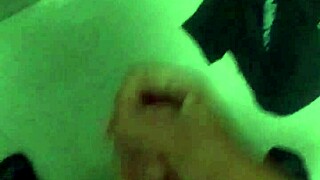Uh, me jerking off in the bathroom..
