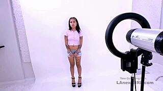 Fresh-faced Asian teen, I fucked you hard on the casting couch after that blowjob and creampie swallow