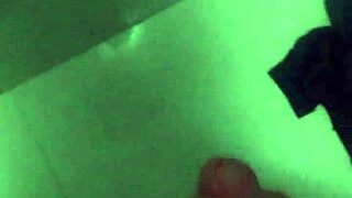 Uh, me jerking off in the bathroom..