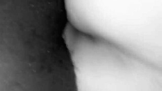 Riding massive black cock wildly like a desperate bitch