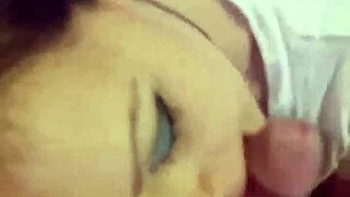 kandy kane bbw housewife gives deepthroat blowjob as slut wife.