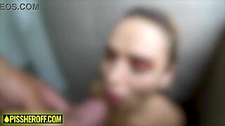 Why Does Petite Latina Teen 18+ Get Pissed On While Sucking Big Cock In Shower?