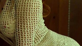 Teen slut Rebecca Volpetti takes double penetration in gangbang swallow