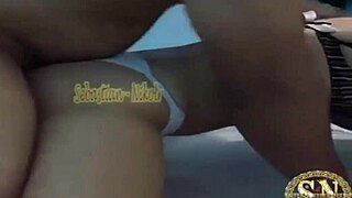 I bust my girlfriend's ass after a party, fucking her sexy ass hard