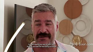 charles dera and axel haze take turns fucking katie kush's brunette ass while husband watches the anal sharing