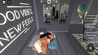 Roblox Sex Scene Depicts Blonde Engaging With Black Partner In Big Ass Encounter