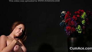 sexy idol feels the rush as cumshot covers her face and she swallows every drop