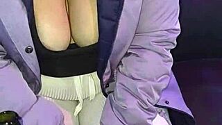 Hey, check out harassing that curvy Venezuelan MILF with big ass in Lima streets wearing red thong, part 2! 😏