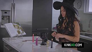 Curvy Teen Slut Lexi Sample Takes Hard Pounding on Halloween