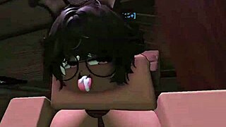 I fucked a cheating bunny in roblox with big ass and cum in mouth